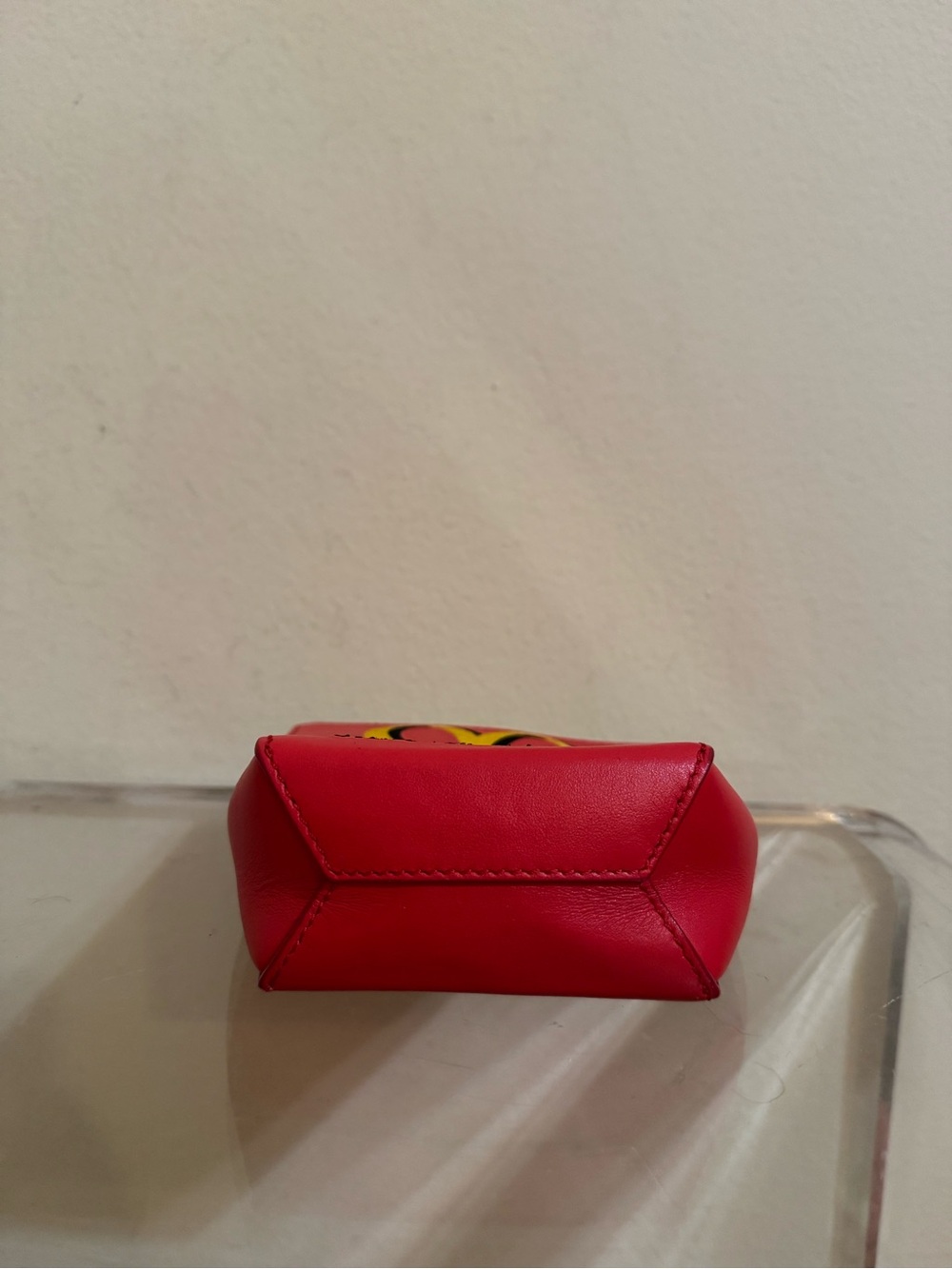 Moschino McDonald’s French Fry Bag Red Leather - Picture 3 of 9